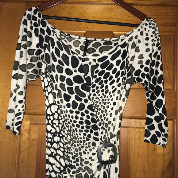 Black and White Dress - Picture 2 of 3